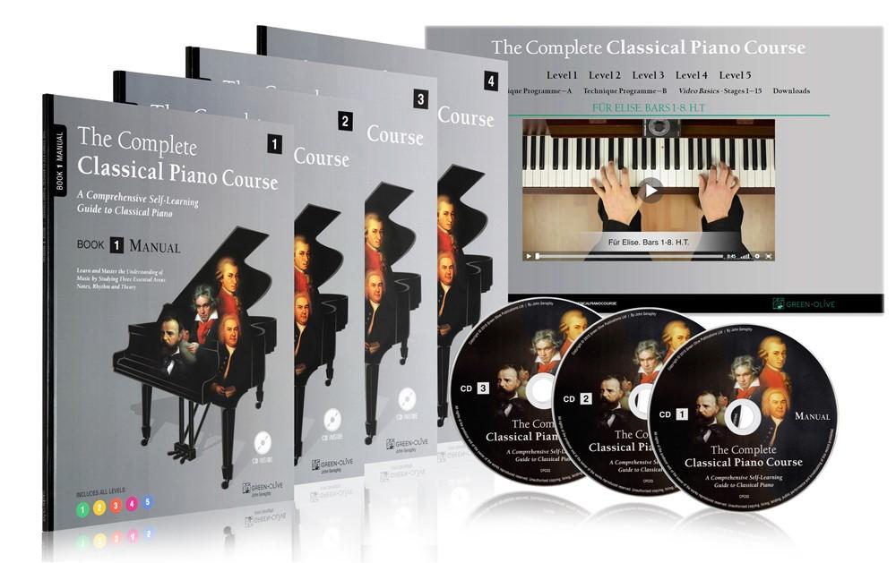 The Complete Classical Piano Course Green Olive Publications 